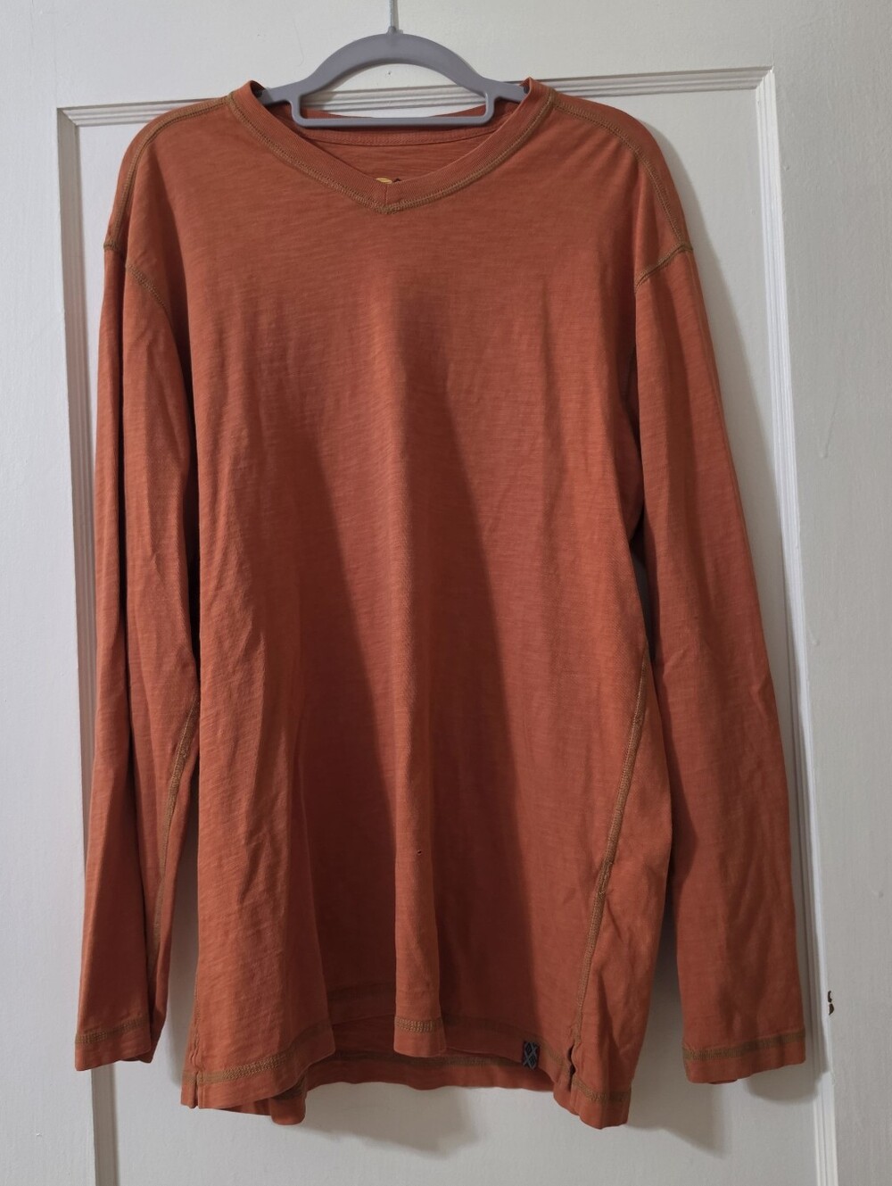 Orvis Men's Long-Sleeve Crewneck Shirt - Rust